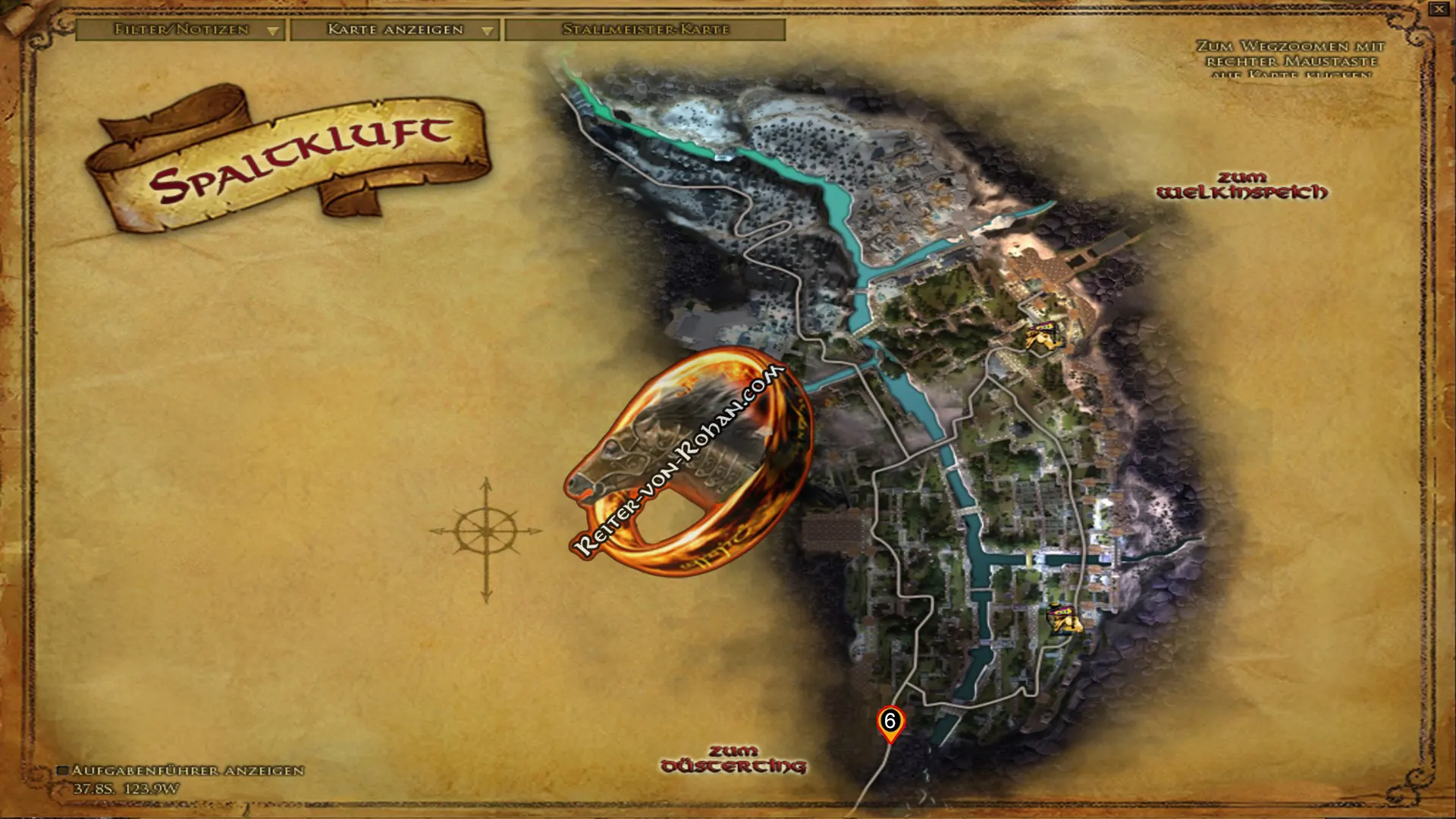 Anklicken zum Zoomen map2 durins wiege