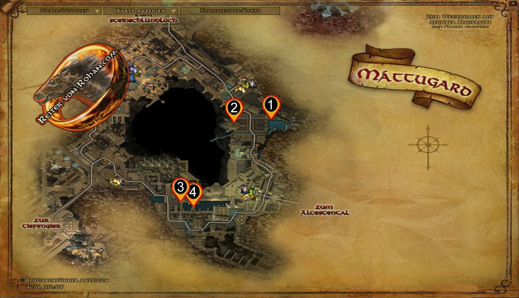 Anklicken zum Zoomen map mattugard