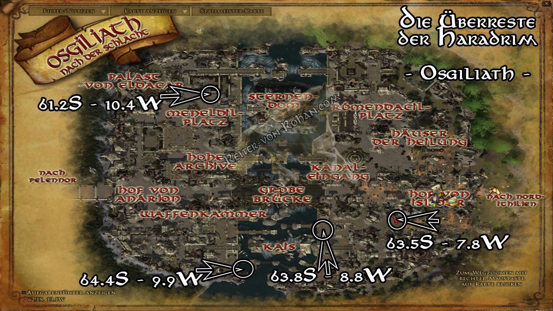 ueberreste haradrim osigiath