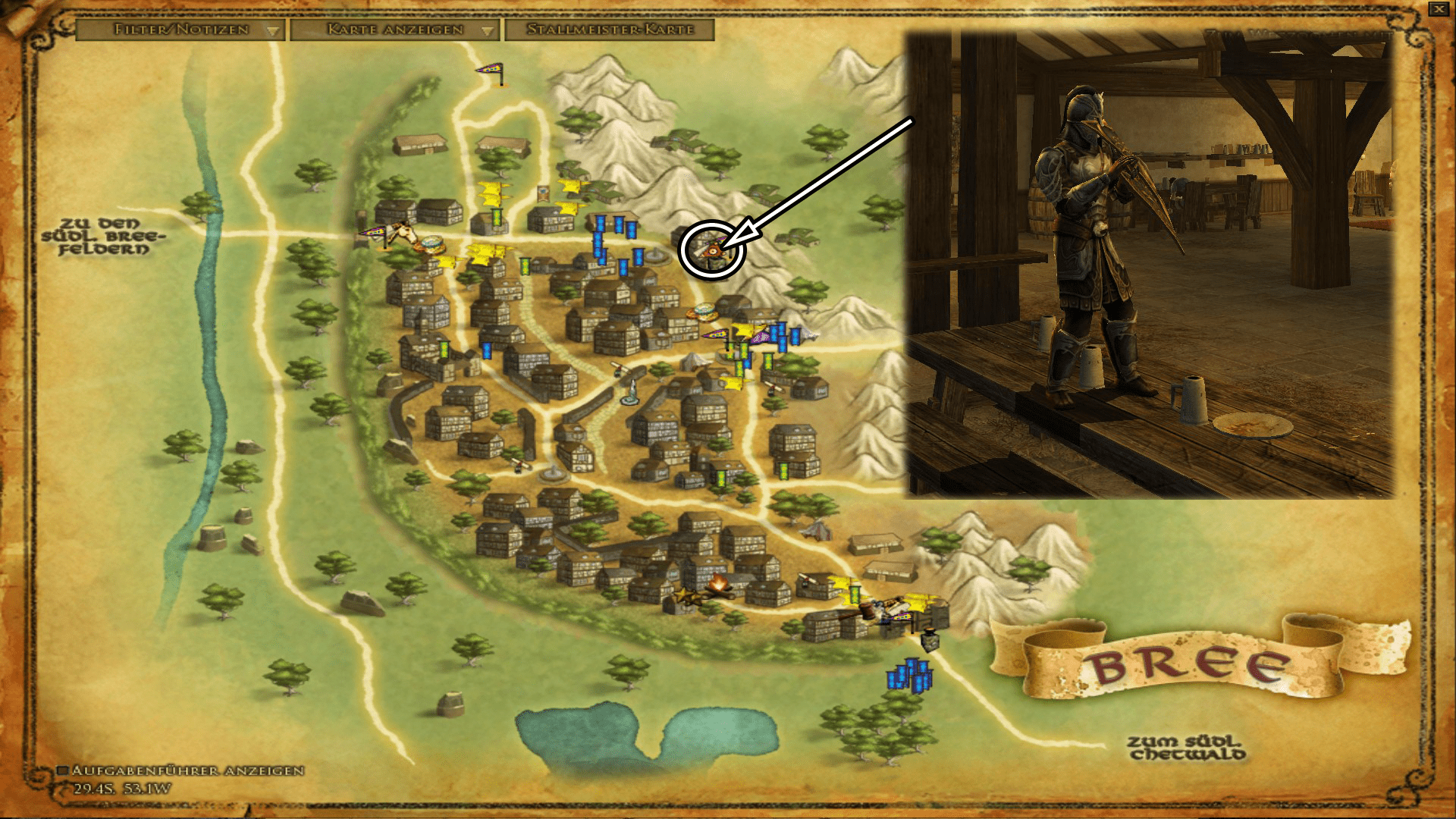 Tänzelndes Pony in Bree - zum vergrößern anklicken