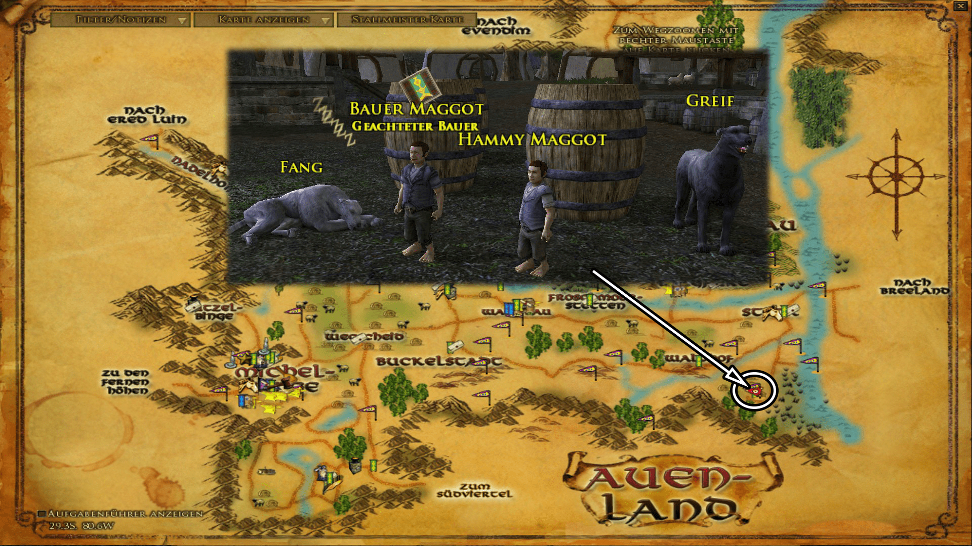 Bauer Maggots Hunde - Zum vergrößern anklicken