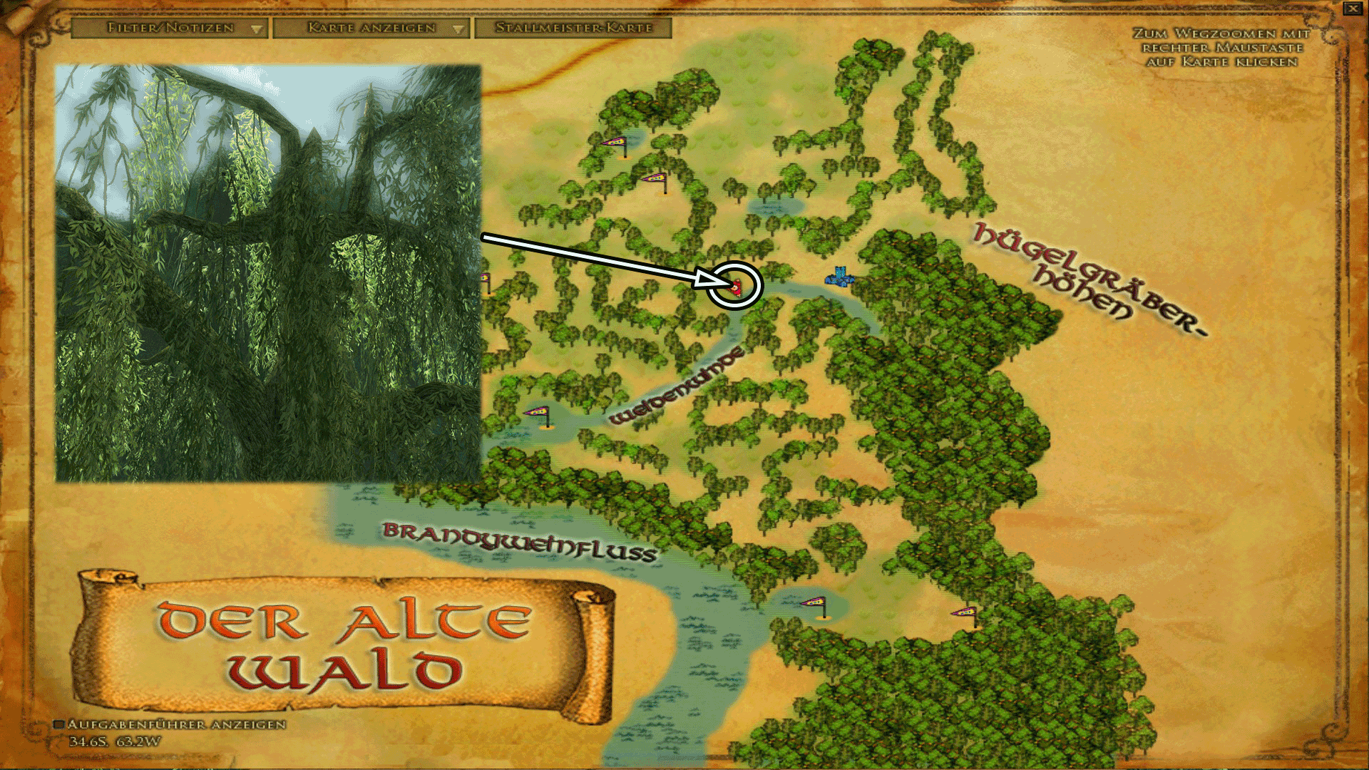 Alter Weidemann - Karte anklicken zum vergrößern