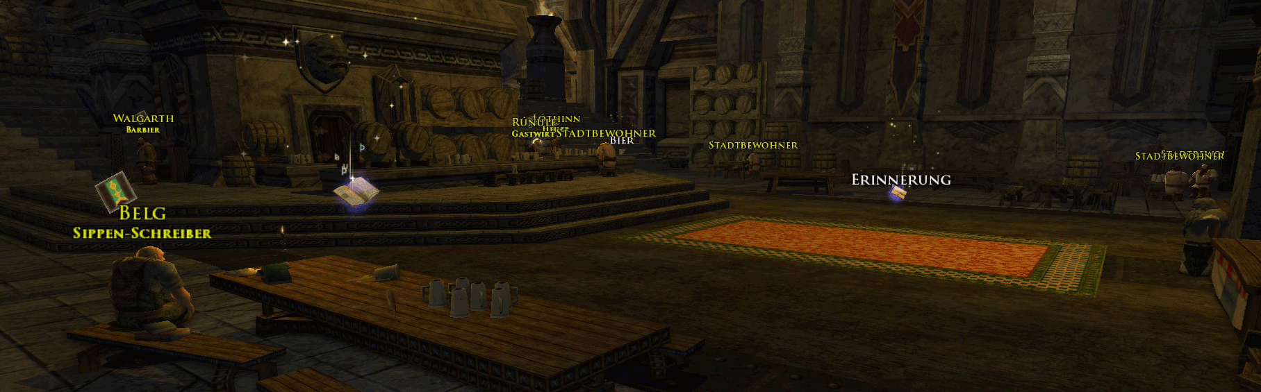 Gasthaus in Thorins Halle - Bild anklicken zum vergrößern