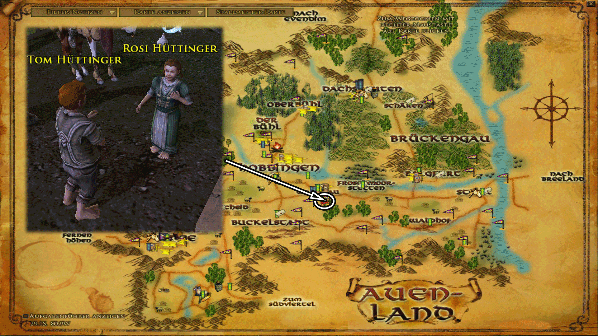 Rosi Hüttinger - Karte anklicken zum vergrößern