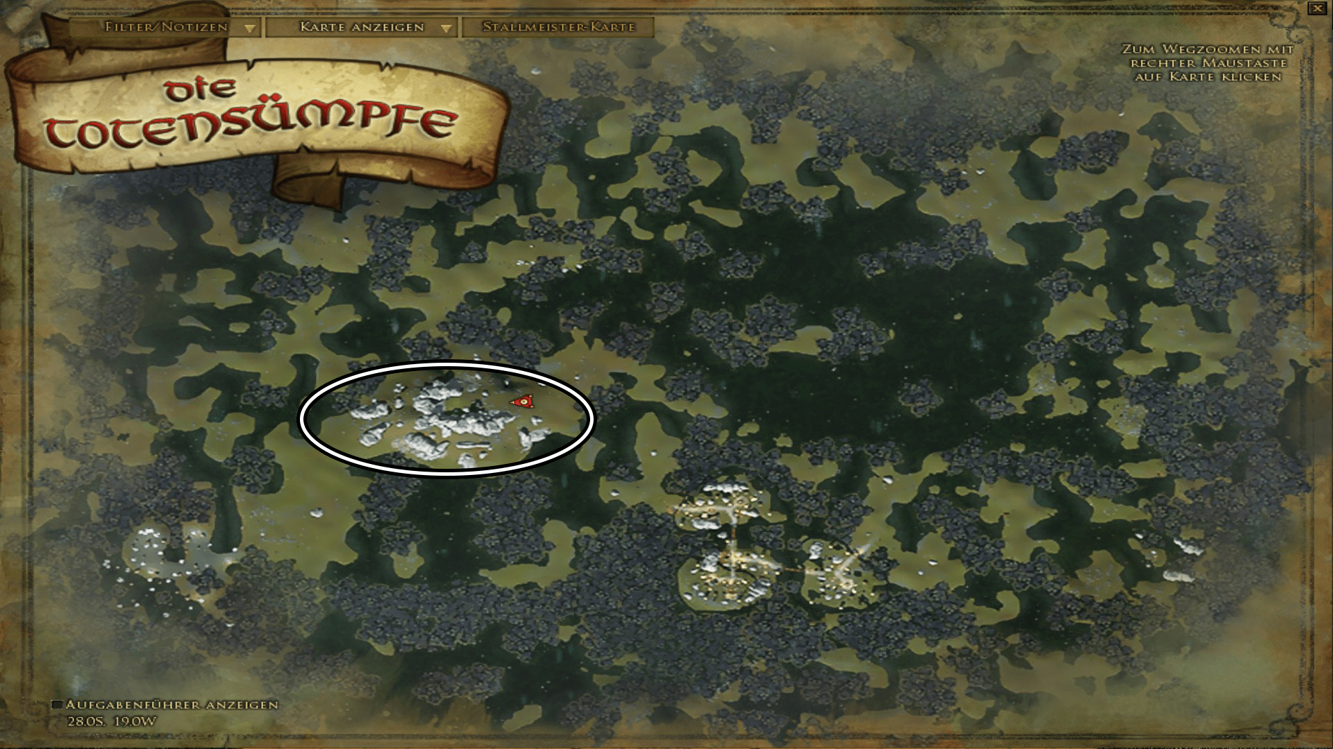 Geister Fundort - zum vergößern anklicken