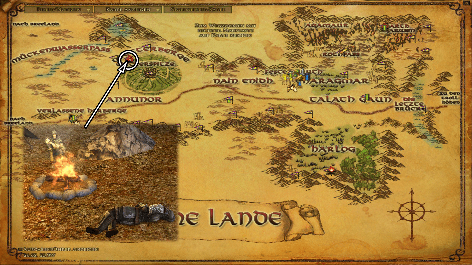 Candaiths Lager an der Wetterspitze - zum vergrößern anklicken