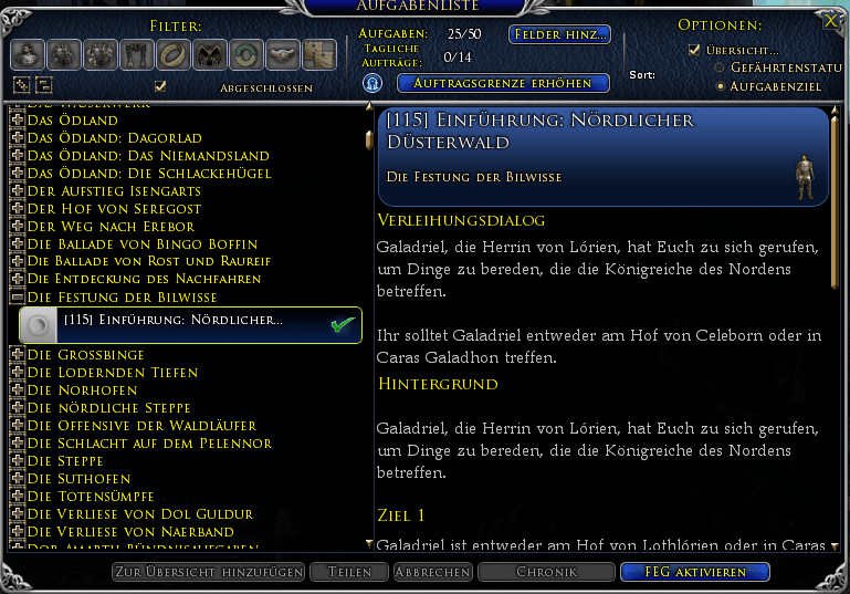 Einführung Nördlicher Düsterwald